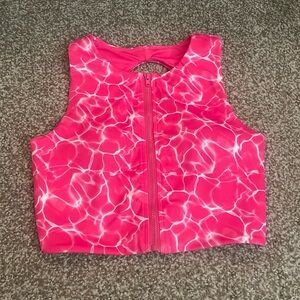 BuffBunny Water Print Crop Top